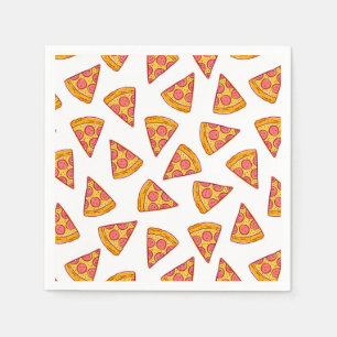 Guardanapo De Papel Padrão de fatia de pizza divertida