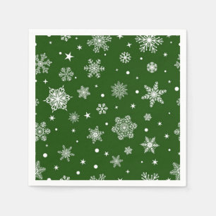 Guardanapo De Papel Padrão de floco de neve