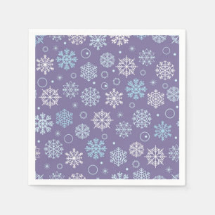 Guardanapo De Papel Padrão de flocos de neve