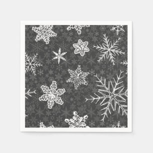 Guardanapo De Papel Padrão de flocos de neve