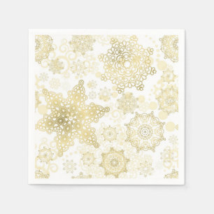 Guardanapo De Papel Padrão de flocos de neve