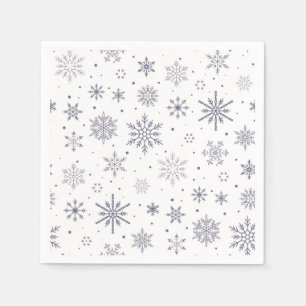 Guardanapo De Papel Padrão de flocos de neve