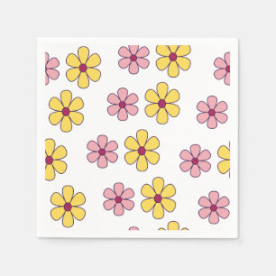 Guardanapo De Papel Padrão de flores grandes e bonitas