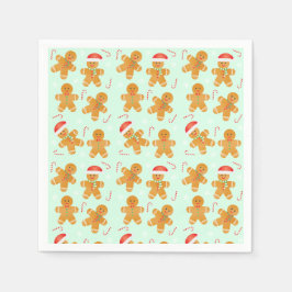 Guardanapo De Papel Padrão de Homens do Gingerpão