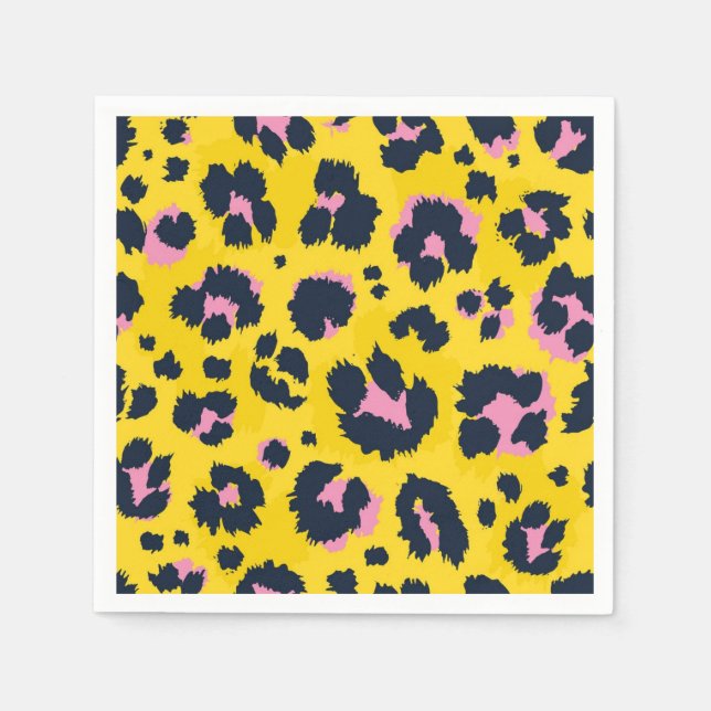 Guardanapo De Papel Padrão de impressão animal (Frente)