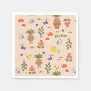 Guardanapo De Papel Padrão de Mandrake dos Magical Blooms