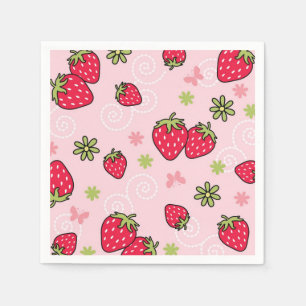 Guardanapo De Papel Padrão de morango