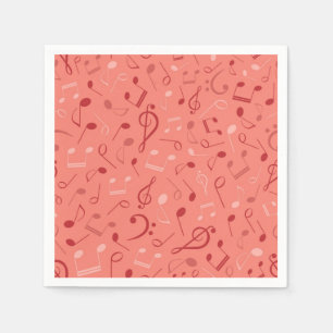 Guardanapo De Papel Padrão de música