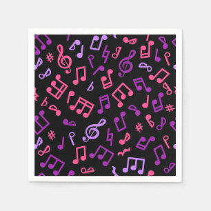 Guardanapo De Papel Padrão de música