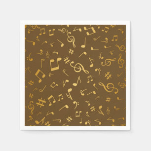Guardanapo De Papel Padrão de música