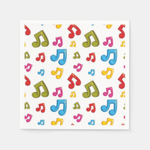 Guardanapo De Papel Padrão de música