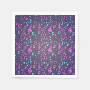 Guardanapo De Papel Padrão de música
