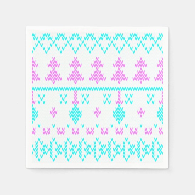 Guardanapo De Papel Padrão de Natal (Frente)