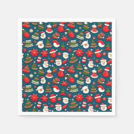 Guardanapo De Papel Padrão de Natal 4 - Papel Napkin