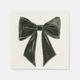 Guardanapo De Papel Padrão de Natal com Silhueta de Pinheiro