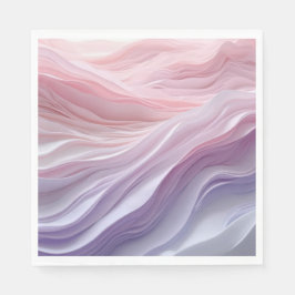 Guardanapo De Papel Padrão de Onda Calmante Pastel