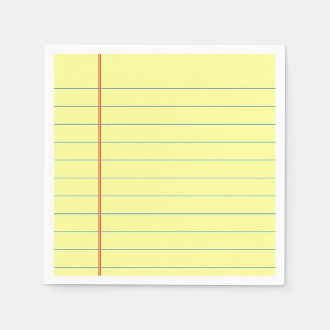 Guardanapo De Papel Padrão de Pad Legal (Frente)