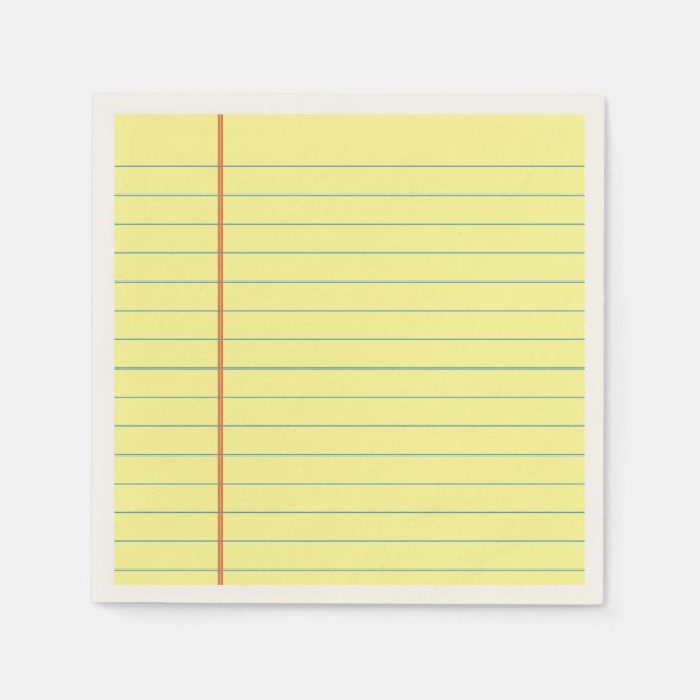 Guardanapo De Papel Padrão de Pad Legal (Frente)