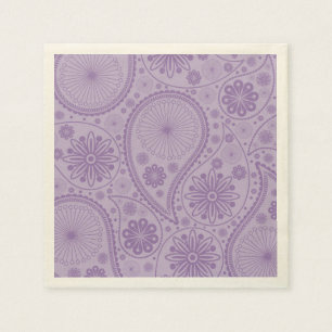 Guardanapo De Papel Padrão de paisagem roxo