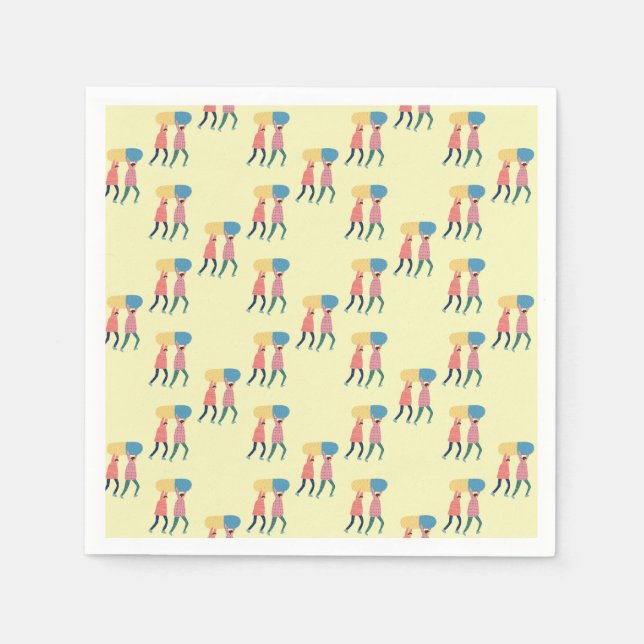 Guardanapo De Papel Padrão De Pílula De carregando A (Frente)