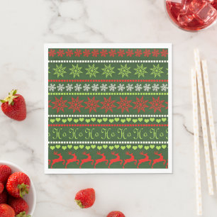Guardanapo De Papel Padrão de repetição de Natal