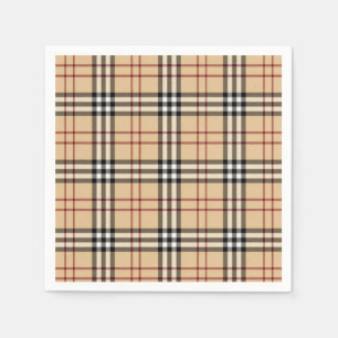 Guardanapo De Papel Padrão de Tartan Escocês