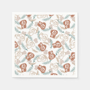 Guardanapo De Papel Padrão de torrada de pão asfixiado