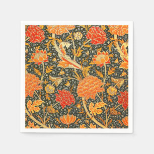 Guardanapo De Papel Padrão de wallpaper Floral do Designer de Vintage