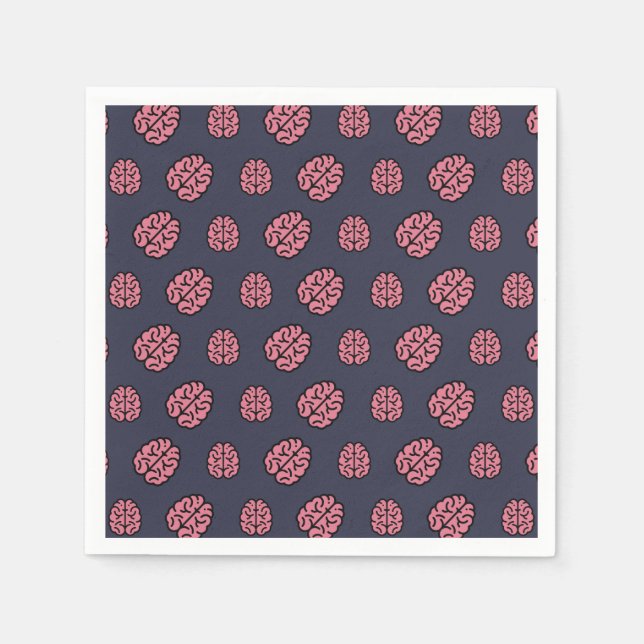 Guardanapo De Papel Padrão do cérebro das mentes do excelente (Frente)