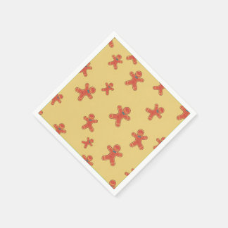 Guardanapo De Papel Padrão do Homem de Gingerpão