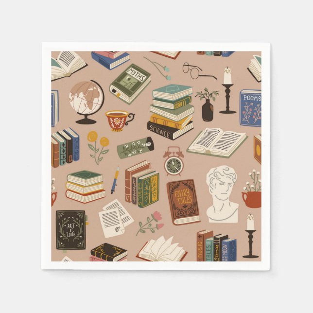 Guardanapo De Papel Padrão do livro (Frente)