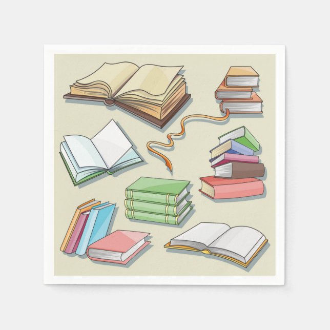 Guardanapo De Papel Padrão do livro (Frente)