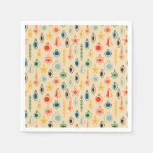 Padrão do Retro do meio século com Brinquedos de Á