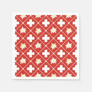 Guardanapo De Papel padrão Edelweiss da suiça