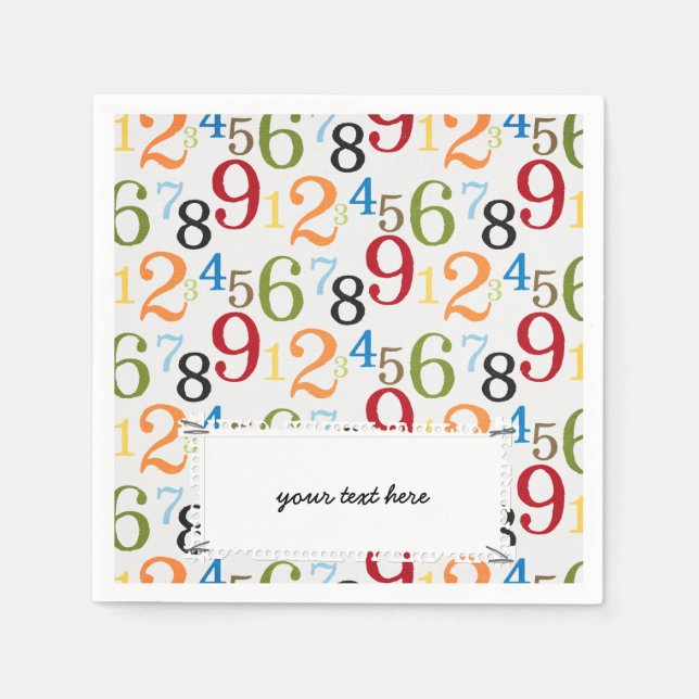 Guardanapo De Papel Padrão escolar (Frente)