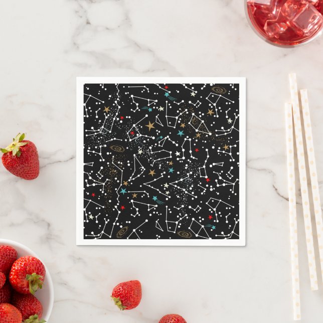 Guardanapo De Papel Padrão Espacial  (Insitu)