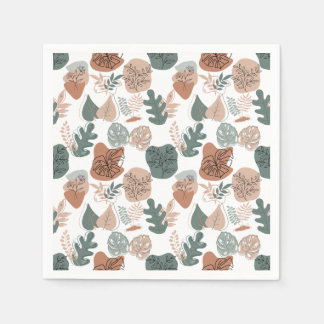 Guardanapo De Papel Padrão estético BOHO A12x4.branco