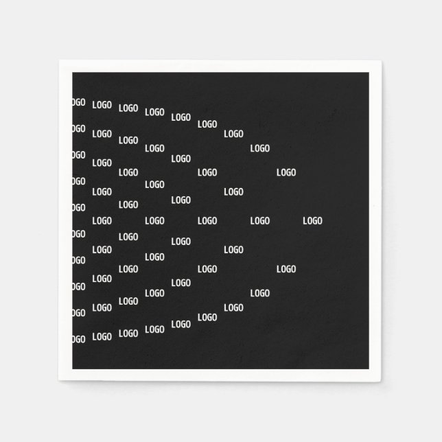 Guardanapo De Papel Padrão exclusivo com seu logotipo/imagem carregada (Frente)