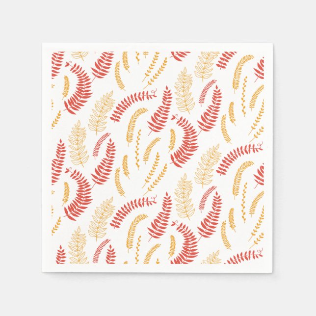 Guardanapo De Papel Padrão floral (Frente)