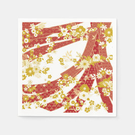 Guardanapo De Papel Padrão Floral Kimono Mix