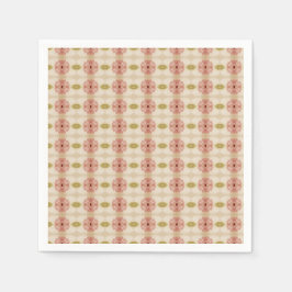 Guardanapo De Papel Padrão Floral Rosa-Densidade