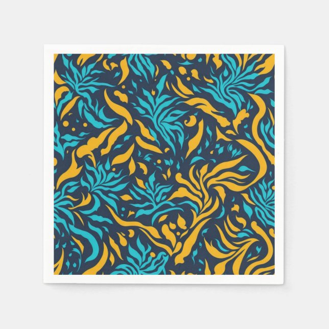 Guardanapo De Papel Padrão geométrico (Frente)