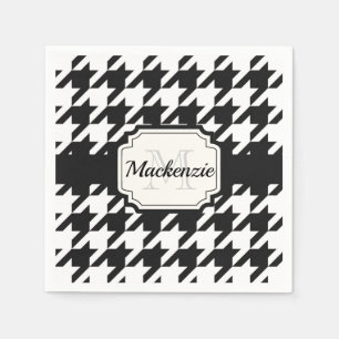 Guardanapo De Papel Padrão Houndstooth