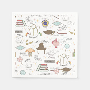 Guardanapo De Papel Padrão Mágico Pequeno HARRY POTTER™