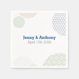 Guardanapo De Papel Padrão moderno de papel japonês