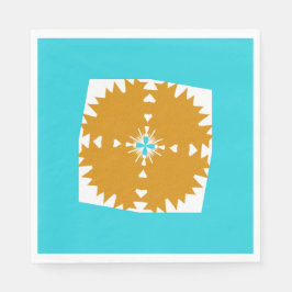 Guardanapo De Papel Padrão Multicolorido das Vibes do Sudoeste