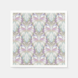 Guardanapo De Papel Padrão Pastel Purple Oracle Owl