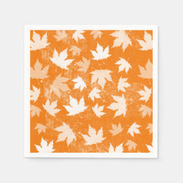Guardanapo De Papel Padrão Rustic Autumn Fall Deixa