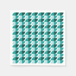 Guardanapo De Papel Padrão teal Napkin
