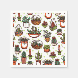 Guardanapo De Papel Padrão vegetal